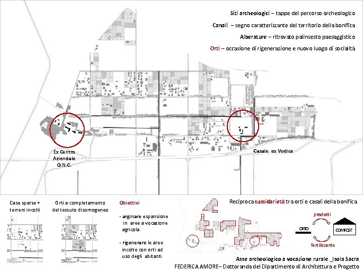 Siti archeologici – tappe del percorso archeologico Canali – segno caratterizzante del territorio della