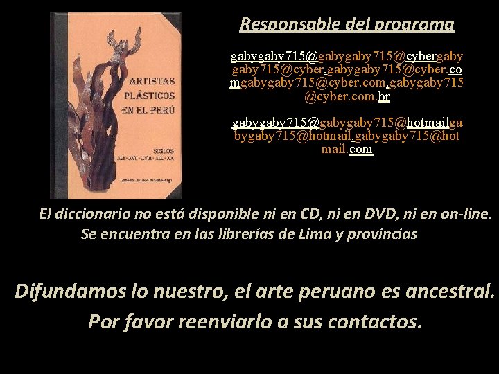 Responsable del programa gabygaby 715@cybergaby 715@cyber. co mgaby 715@cyber. com. gaby 715 @cyber. com.