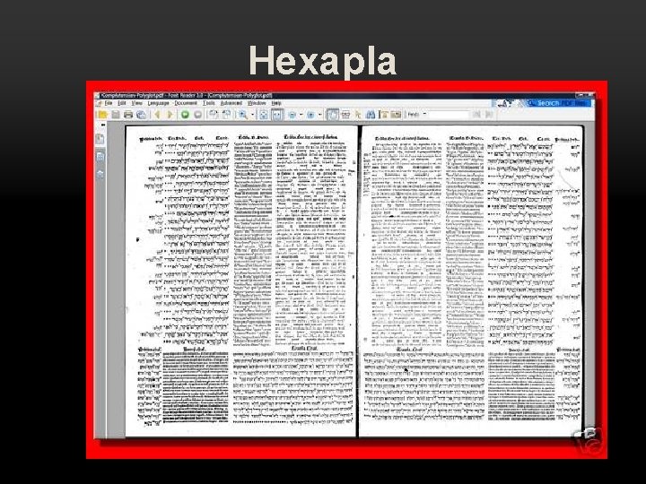 Hexapla Hexapla