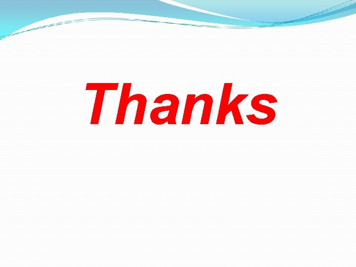 Thanks 