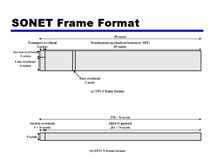 SONET Frame Format 