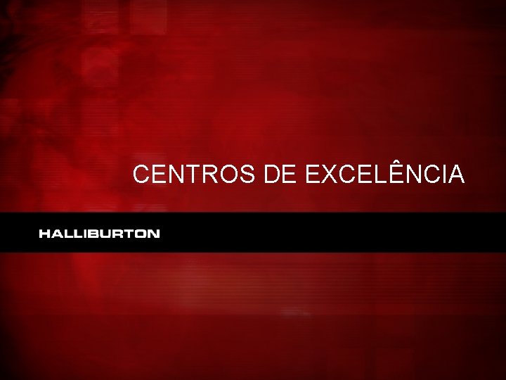 CENTROS DE EXCELÊNCIA 