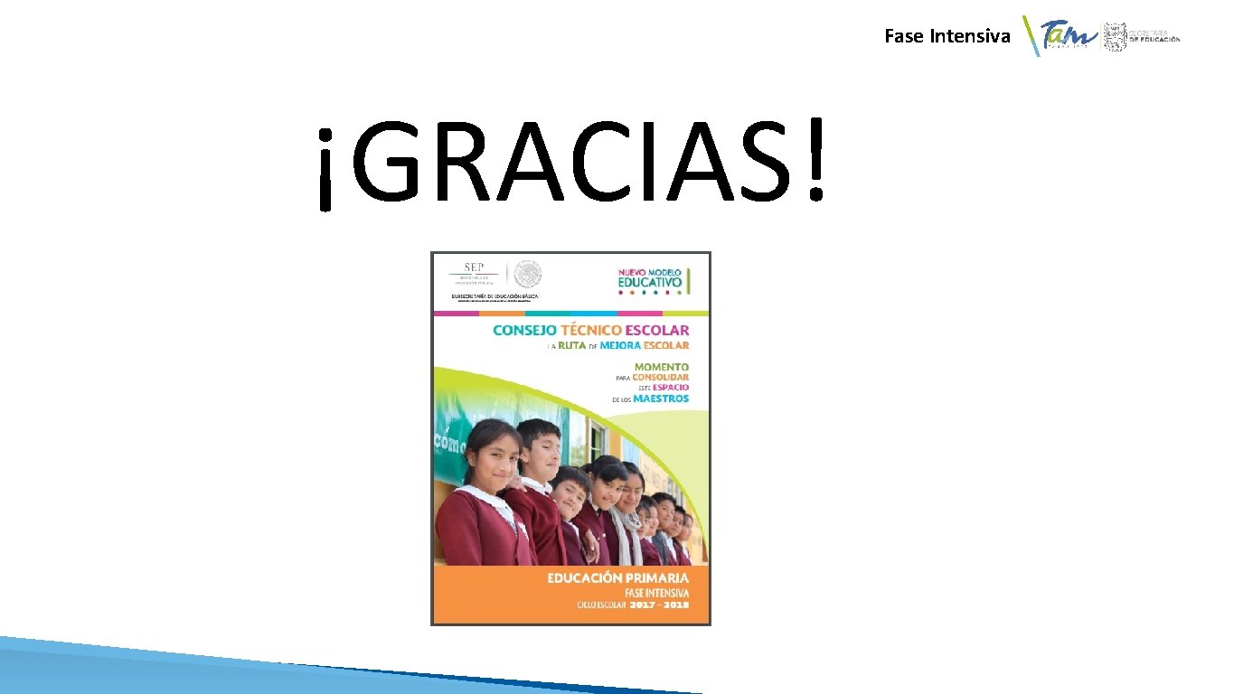  Fase Intensiva ¡GRACIAS! 