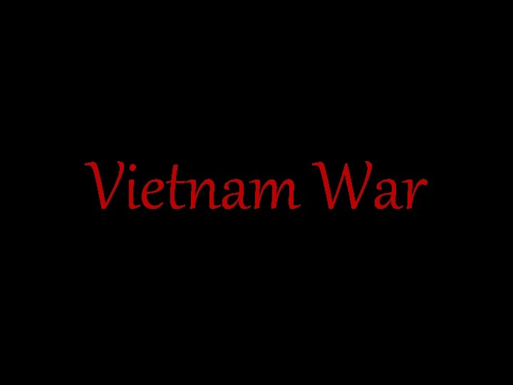 Vietnam War 