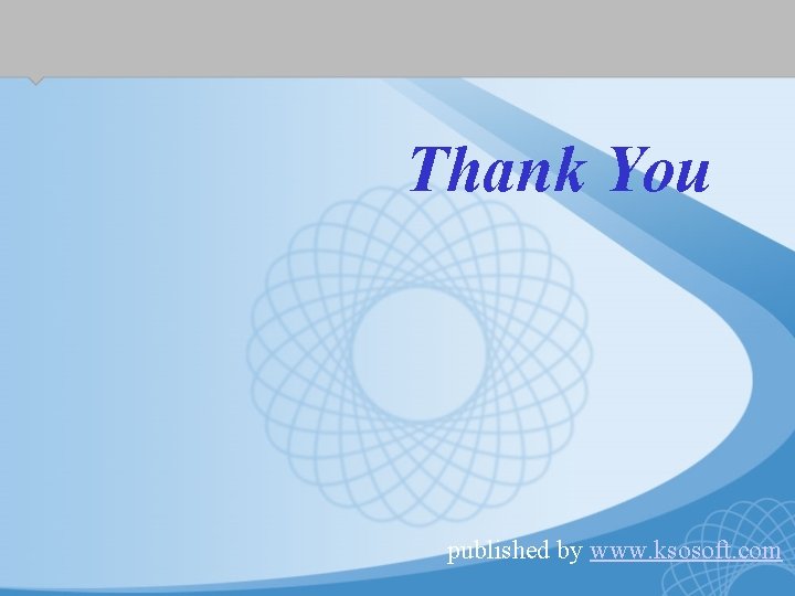 Thank You published by www. ksosoft. com 