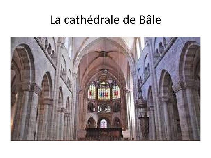 La cathédrale de Bâle 