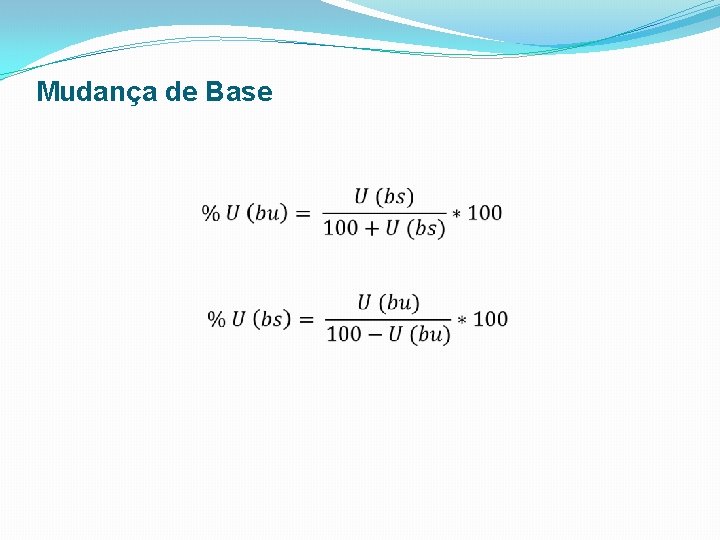 Mudança de Base 
