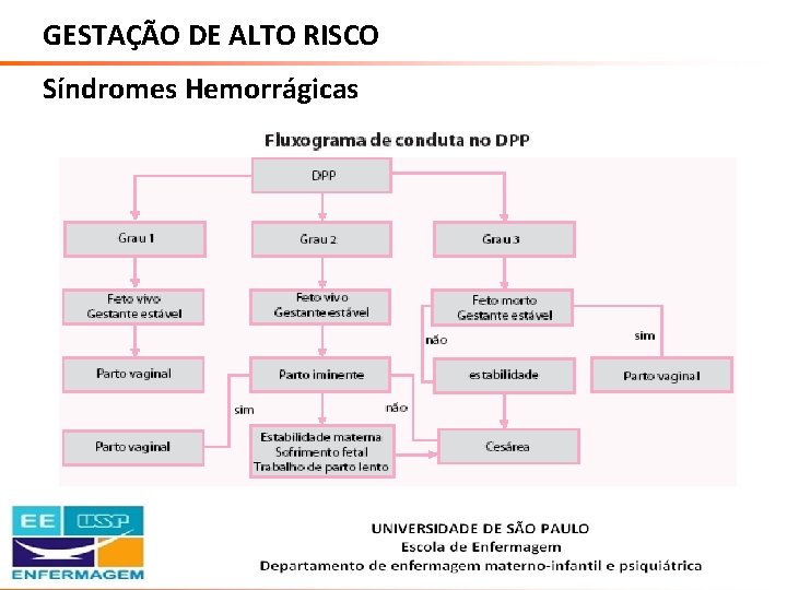 GESTAÇÃO DE ALTO RISCO Síndromes Hemorrágicas Saúde da Mulher • Profa. Dra. Carla Marins