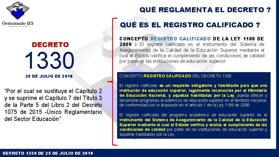 QUÉ REGLAMENTA EL DECRETO ? QUÉ ES EL REGISTRO CALIFICADO ? DECRETO 1330 25 QUÉ REGLAMENTA EL DECRETO ? QUÉ ES EL REGISTRO CALIFICADO ? DECRETO 1330 25