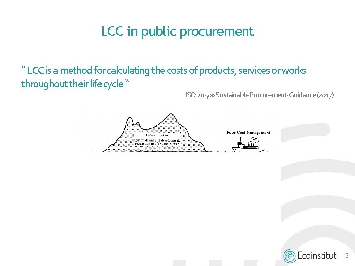 LCC in public procurement “ LCC is a method for calculating the costs of LCC in public procurement “ LCC is a method for calculating the costs of