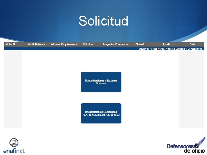 Solicitud 