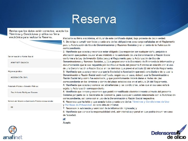 Reserva 