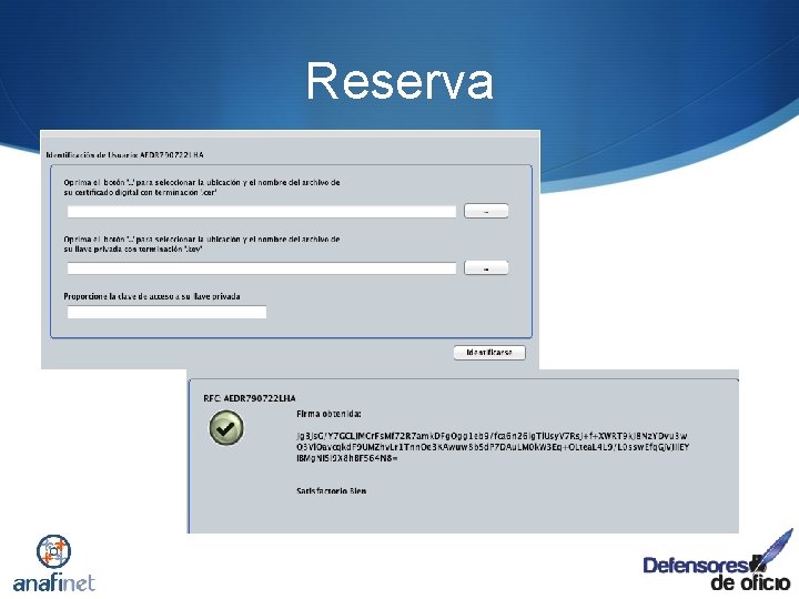 Reserva 