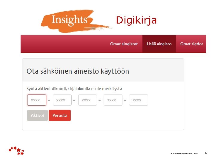  Digikirja © Kustannusosakeyhtiö Otava 4 