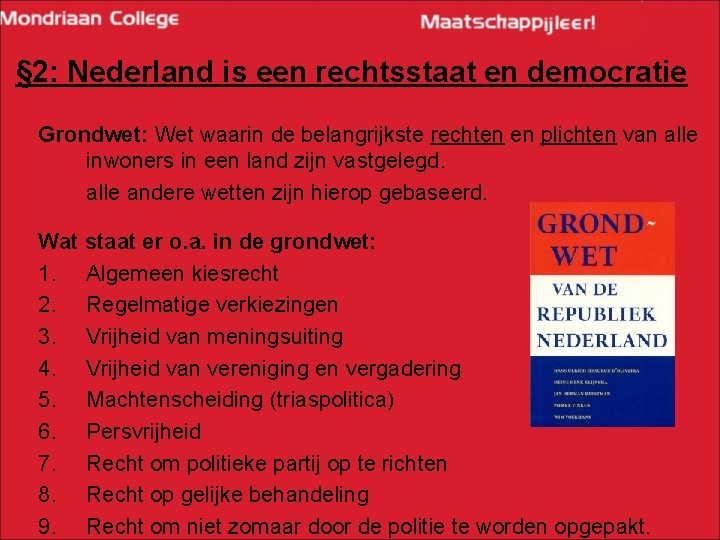 Samenvatting Politiek ma 2 1 parlementaire democratie Toets