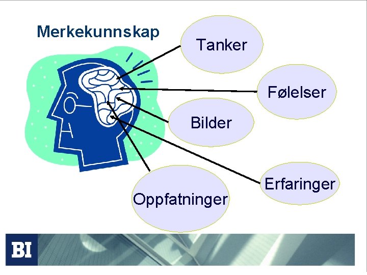 Merkekunnskap Tanker Følelser Bilder Oppfatninger Erfaringer 