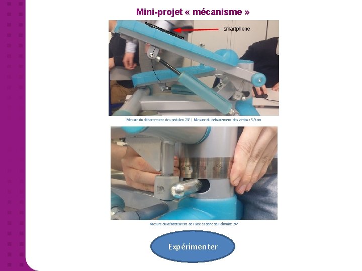 Mini-projet « mécanisme » Analyser Expérimenter 