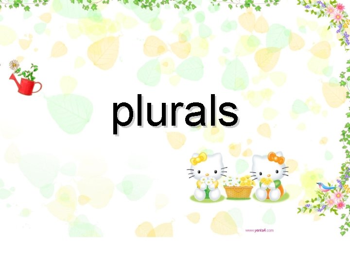 plurals 