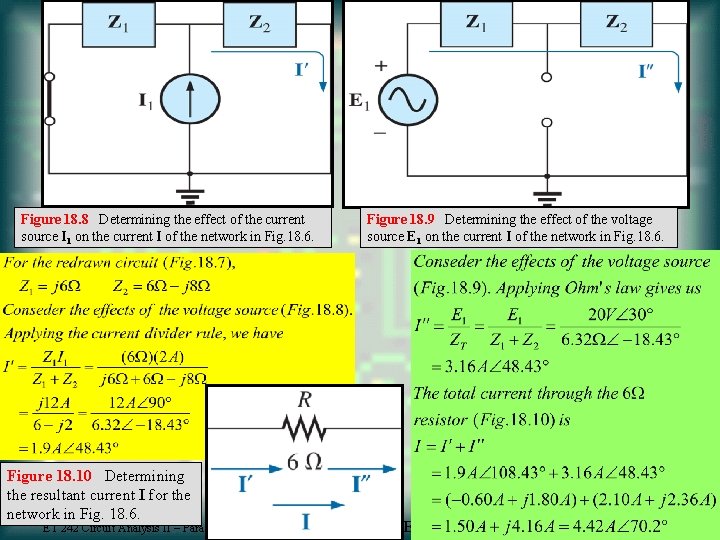 Figure 18. 8 Determining the effect of the current source I 1 on the