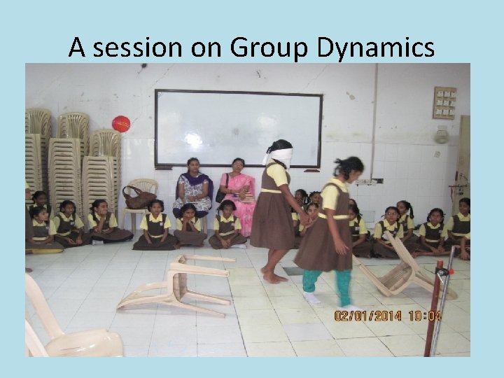 A session on Group Dynamics A session on Group Dynamics
