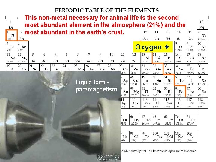 This non-metal necessary for animal life is the second most abundant element in the