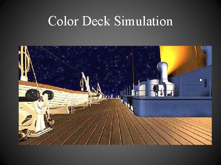 Color Deck Simulation 