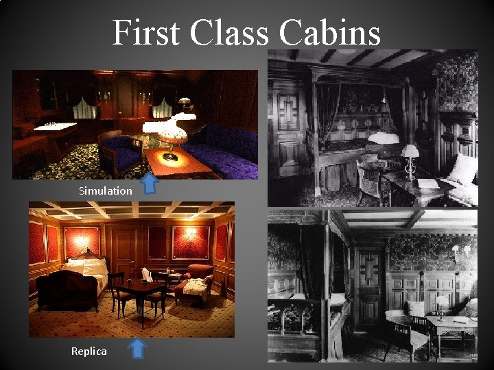 First Class Cabins Simulation Replica 