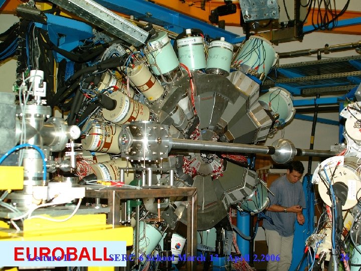 EUROBALL Lecture II SERC-6 School March 13 - April 2, 2006 26 
