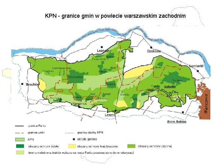 KPN - granice gmin w powiecie warszawskim zachodnim KPN - granice gmin w powiecie warszawskim zachodnim
