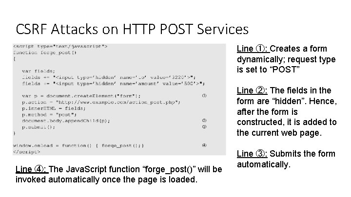 Cross Site Request Forgery CSRF Outline CrossSite Requests