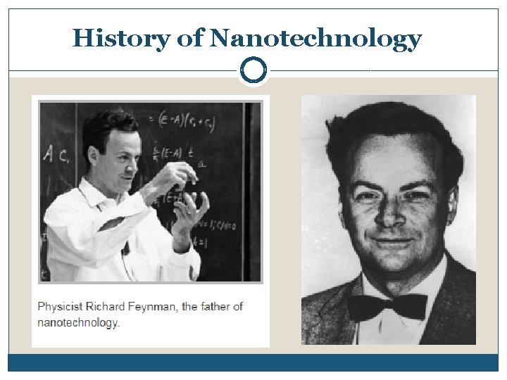 History of Nanotechnology 