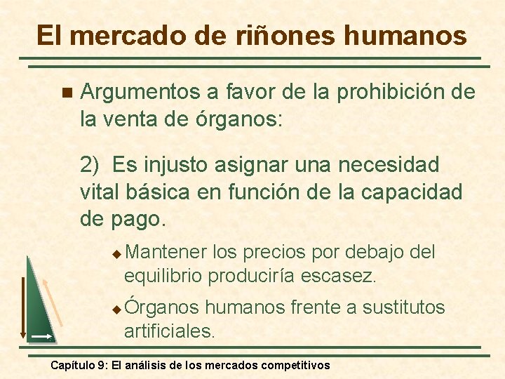 El mercado de riñones humanos n Argumentos a favor de la prohibición de la