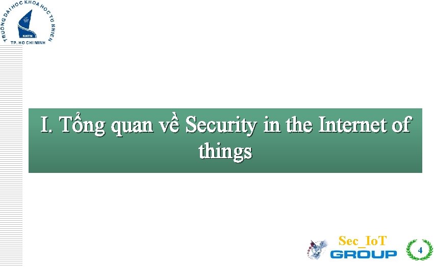 Click to edit Master title style I. Tổng quan về Security in the Internet