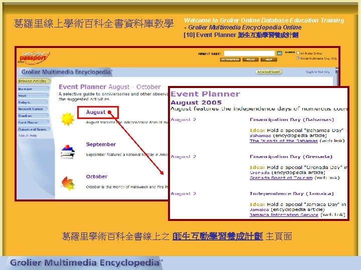 葛羅里線上學術百科全書資料庫教學 Welcome to Grolier Online Database Education Training - Grolier Multimedia Encyclopedia Online [10]