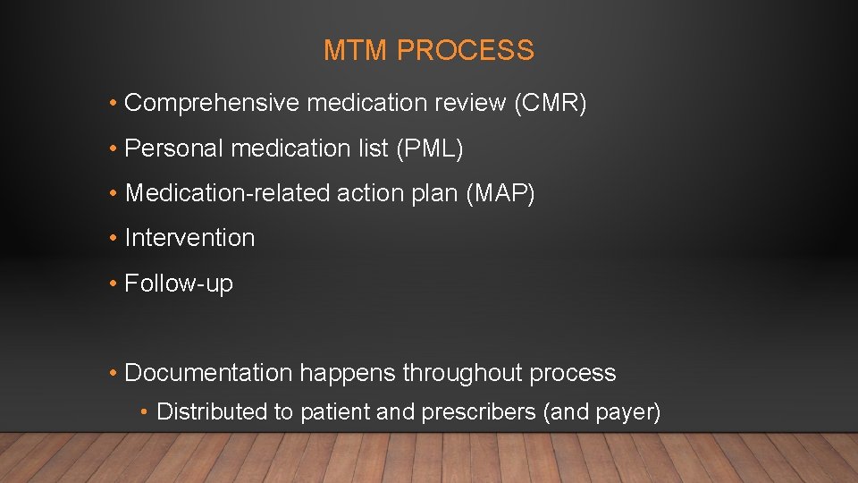 Mtm Tips MEDICATION THERAPY MANAGEMENT MTM OVERVIEW FOR PHARMACY TECHNICIANS
