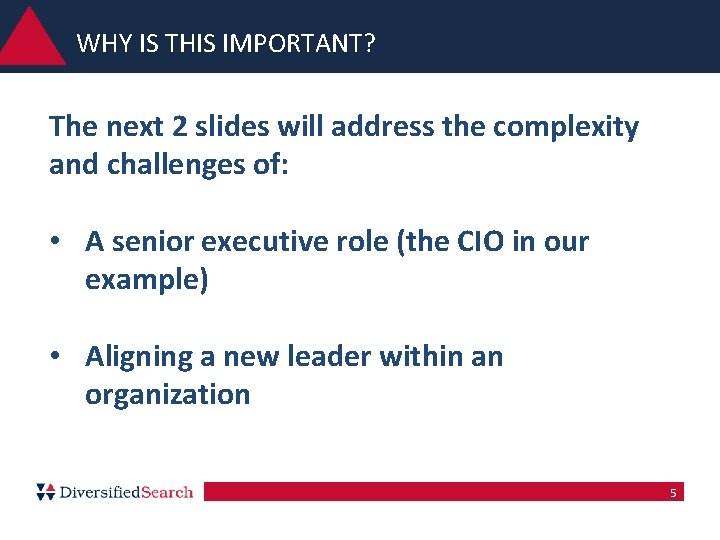 WHY IS THIS IMPORTANT? The next 2 slides will address the complexity and challenges WHY IS THIS IMPORTANT? The next 2 slides will address the complexity and challenges