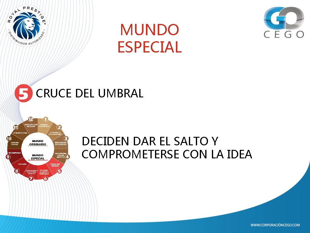 MUNDO ESPECIAL CRUCE DEL UMBRAL DECIDEN DAR EL SALTO Y COMPROMETERSE CON LA IDEA