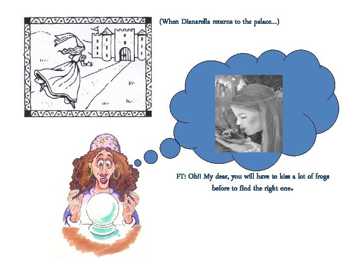 (When Dianarella returns to the palace…) FT: Oh!! My dear, you will have to