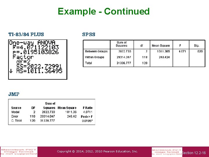 Example - Continued Copyright © 2014, 2012, 2010 Pearson Education, Inc. Section 12. 2