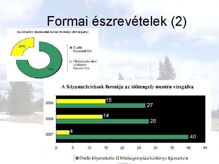 Formai észrevételek (2) 