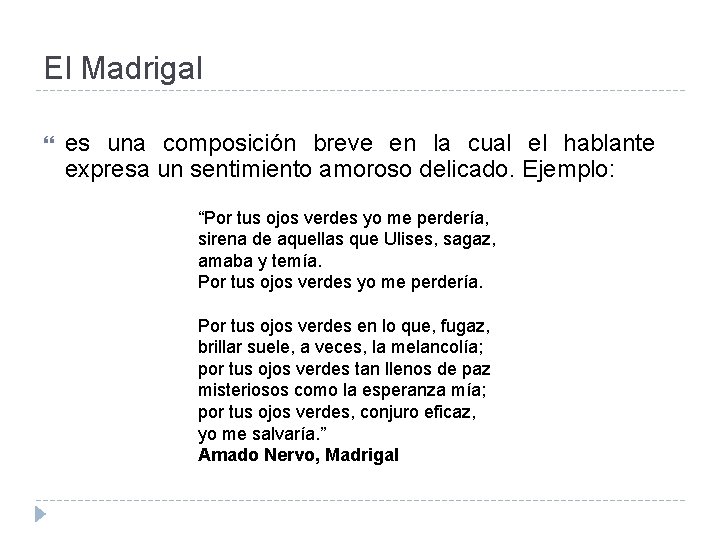 El Gnero Lrico Objetivo De Esta Clase Identificar