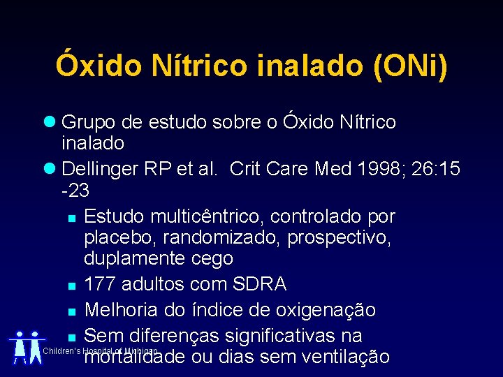 Óxido Nítrico inalado (ONi) l Grupo de estudo sobre o Óxido Nítrico inalado l