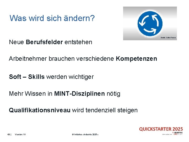 Was wird sich ändern? Quelle: Celler Presse Neue Berufsfelder entstehen Arbeitnehmer brauchen verschiedene Kompetenzen