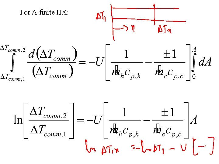 For A finite HX: 