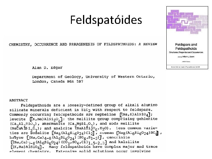 Feldspatóides 