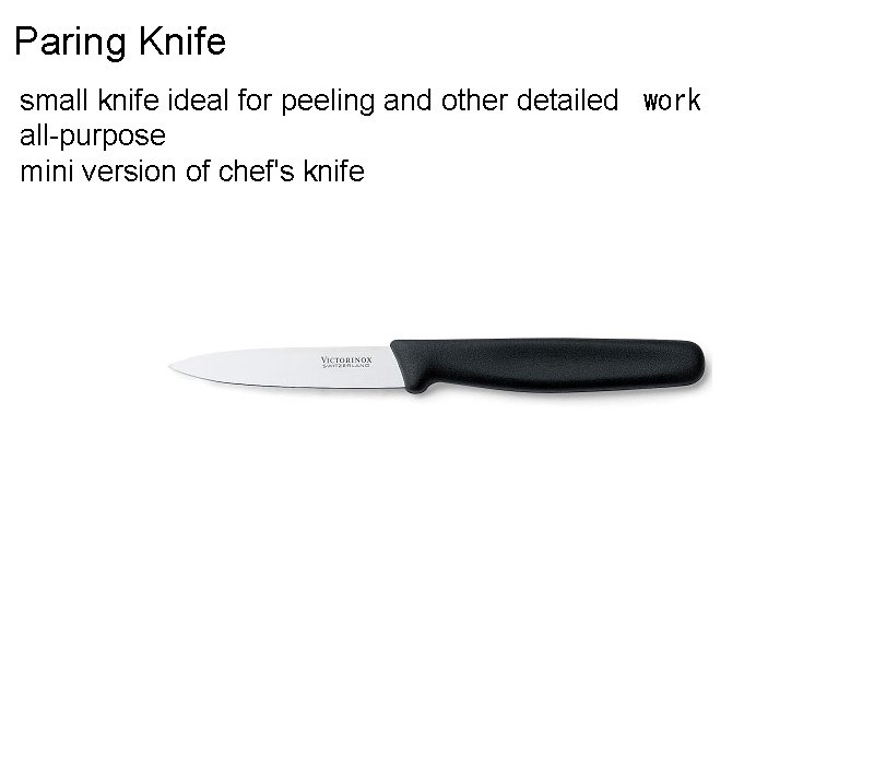 Paring Knife small knife ideal for peeling and other detailed  work all-purpose mini version
