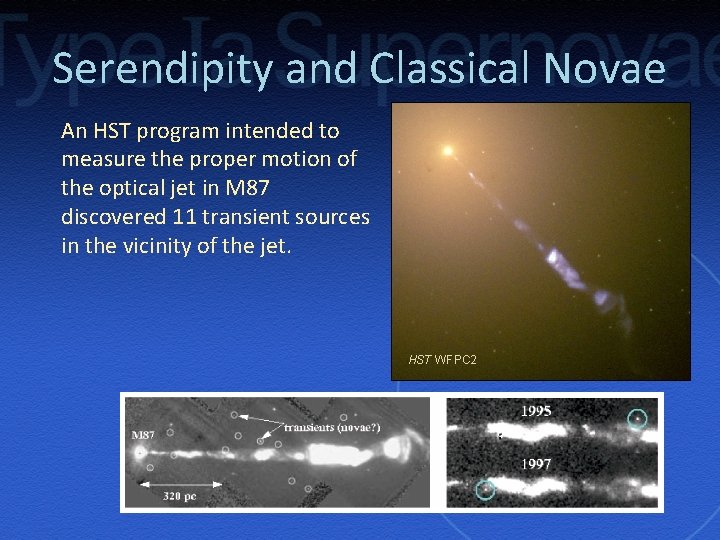 Serendipity and Classical Novae An HST program intended to measure the proper motion of