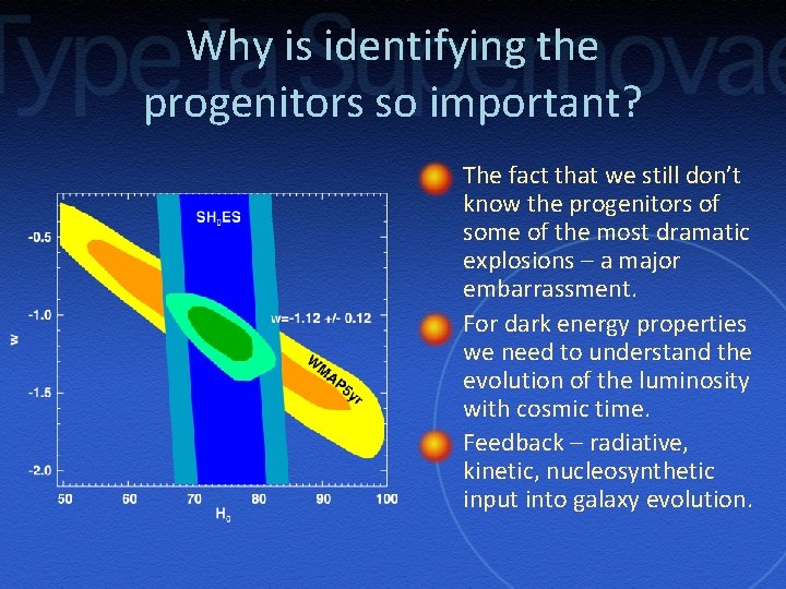 Why is identifying the progenitors so important? The fact that we still don’t know