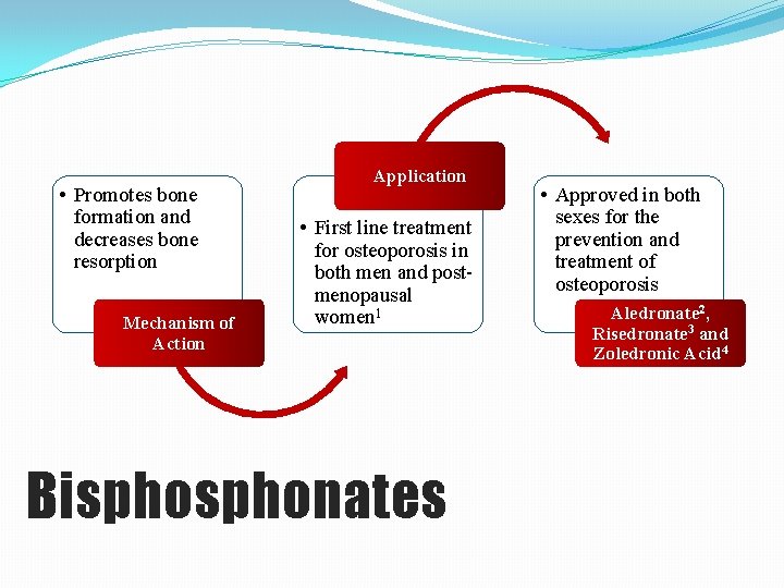  • Promotes bone formation and decreases bone resorption Mechanism of Action Application •