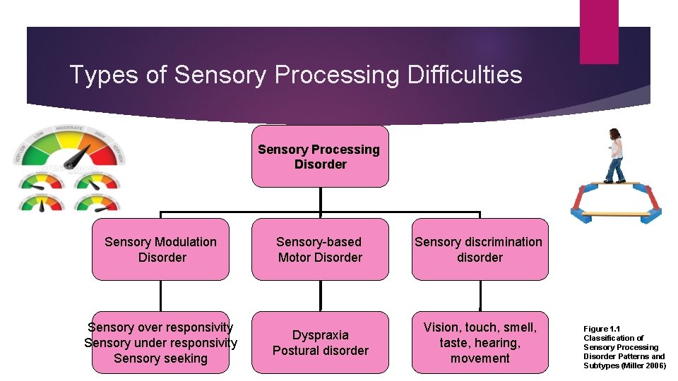Types of Sensory Processing Difficulties Sensory Processing Disorder Sensory Modulation Disorder Sensory-based Motor Disorder